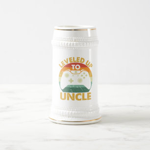 Zum Onkel aufgestiegen Bierglas
