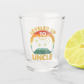 Zum Onkel aufgestiegen Schnapsglas (Vorderseite)