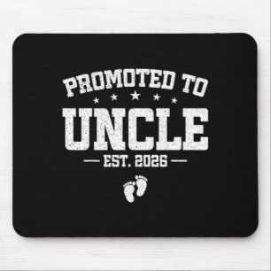 Zum Onkel befördert 2026 Bald Onkel Vatertag Mousepad