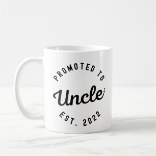 Zum Onkel befördert ca. 2022 Neuer Onkel Kaffeetasse