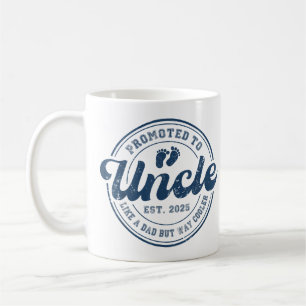 Zum Onkel befördert ca. 2025 Neuer Onkel ca. 2025 Kaffeetasse