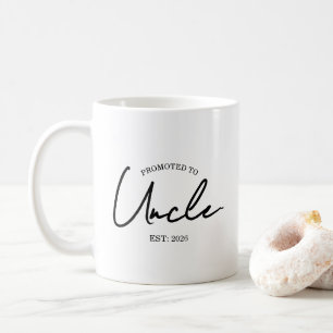 Zum Onkel EST befördert Neues Onkel-Geschenk Kaffeetasse