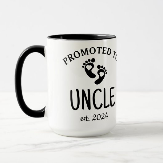 Zum Onkel/First Time Onkel Skript-Kaffee befördert Tasse (Links)