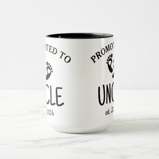 Zum Onkel/First Time Onkel Skript-Kaffee befördert Tasse (Zentrum)