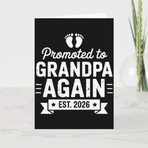 Zum Opa Again Est 2026 ernannt bald Familie Karte