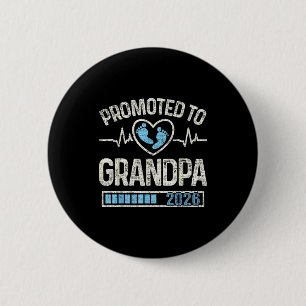 Zum Opa befördert 2026 Baby kommt bald Button