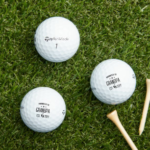 Zum Opa befördert Bekanntgabe der Schwangerschaft Golfball