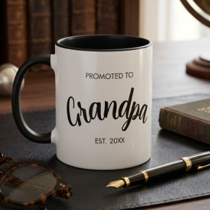 Zum Opa befördert Bekanntgabe der Schwangerschaft Tasse