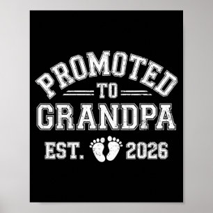 Zum Opa befördert ca. 2026 von neue Mom Dad Poster