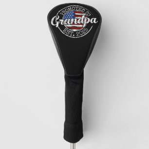 Zum Opa Befördert Est 2025 Bald Opa Golf Headcover