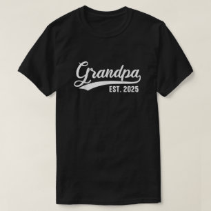 Zum Opa Befördert Est 2025 Geschenk Neuer Opa T-Shirt