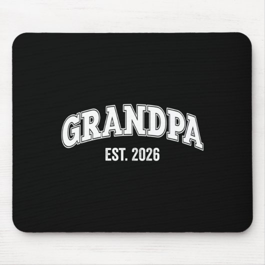Zum Opa Befördert Est 2026 Bald Opa Lo Mousepad (Vorne)