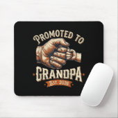 Zum Opa befördert Est 2026 Fist Bump Ba Mousepad (Mit Mouse)