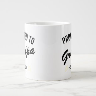 Zum Opa befördert Est. 2026 Jumbo-Tasse