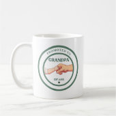 Zum Opa befördert Est. 20XX  Kaffeetasse (Links)