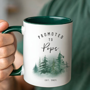 Zum Opa befördert Jahreszahl Tasse