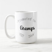 Zum Opa befördert Kaffeetasse (Links)