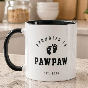 Zum Opa befördert Neuer Opa Becher Tasse