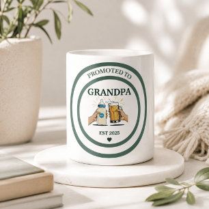 Zum Opa befördert voraussichtlich 2025 Kaffeetasse