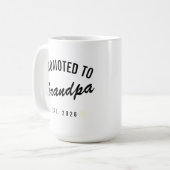 Zum Opa ernannt vorauss. 2026 Kaffeetasse (Vorderseite Links)