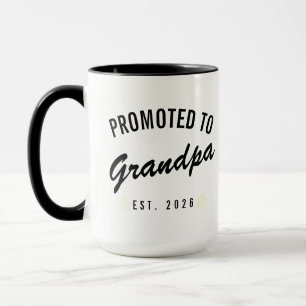 Zum Opa ernannt, voraussichtlich 2026 Tasse