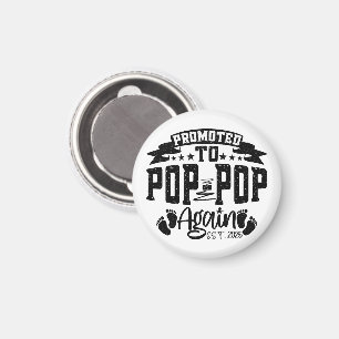 Zum Opa Opa Befördert Wieder Est 2025 Lustiger Opa Magnet