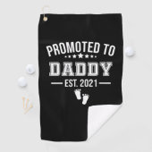 Zum Papa 2021 befördert Erste Väter Golfhandtuch (Insitu)