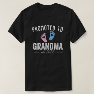 Zum Papa 2027 befördert erster Vatertag T-Shirt