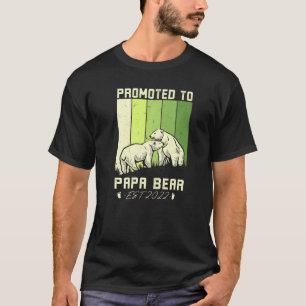 Zum Papa-Bären nach 2022 begehrte Mens erste Pap T-Shirt