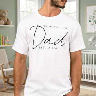 Zum Papa Befoerdert Klassisches Gründungsjahr Schr T-Shirt