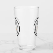 Zum Papa befördert ca. 2026 Bierglas-Geschenk Glas (Links)