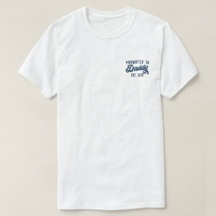 Zum Papa befördert EST. 2025 Lustig bald Papa T-Shirt