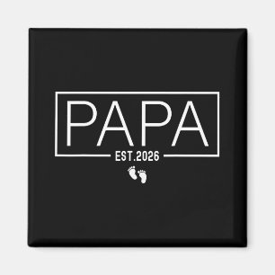 Zum Papa Befördert Est 2026 Neuer Vater 2026 Bald Magnet