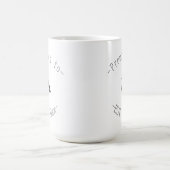 Zum Papa befördert Kaffeetasse (Mittel)