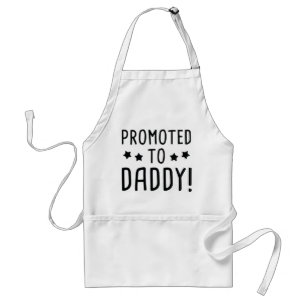 Zum Papa befördert! Schürze