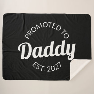 Zum Papa Befördert Seit 2027 Neuer Papa Baby-Party Sherpadecke