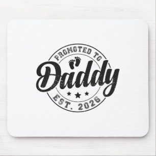 Zum Papa Befördert voraussichtlich 2026 Bald Papa  Mousepad