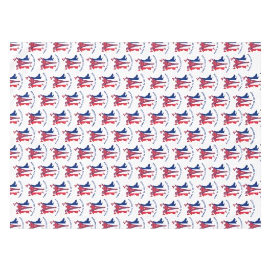 ZUM PARIS-Eiffelturm HINZUGEFÜGT Tischdecke (Vorderseite (Horizontal))