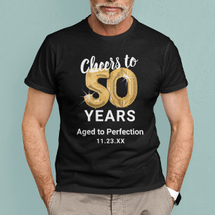 Zum perfekten Alter 50. Geburtstags-T-Shirt T-Shirt
