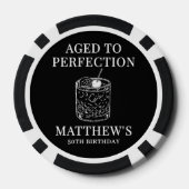 Zum perfekten Alter Geburtstag Pokerchips (Rückseite)