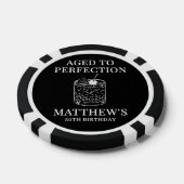 Zum perfekten Alter Geburtstag Pokerchips (Einzeln)