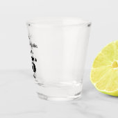 Zum perfekten Alter - Männer 55. Geburtstag Schnapsglas (Rechts)