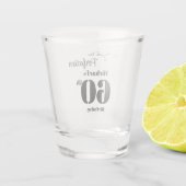 Zum perfekten Alter - Männer 60. Geburtstag Schnapsglas (Rückseite)