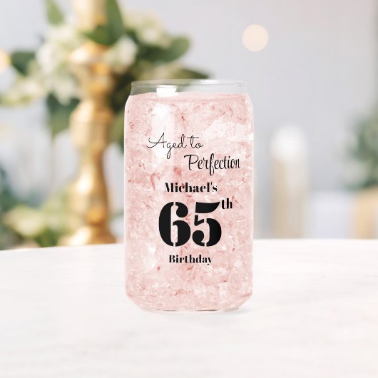 Zum perfekten Alter - Männer 65. Geburtstag Dosenglas (Insitu (Hochzeit))