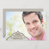 Zum Point Foto Abschluss Ankündigung/Einladung Einladung (Vorne/Hinten)