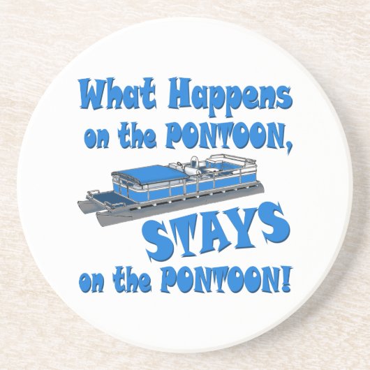 Zum Pontoon Getränkeuntersetzer (Vorne)