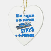 Zum Pontoon Keramik Ornament (Links)