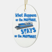 Zum Pontoon Keramik Ornament (Links)