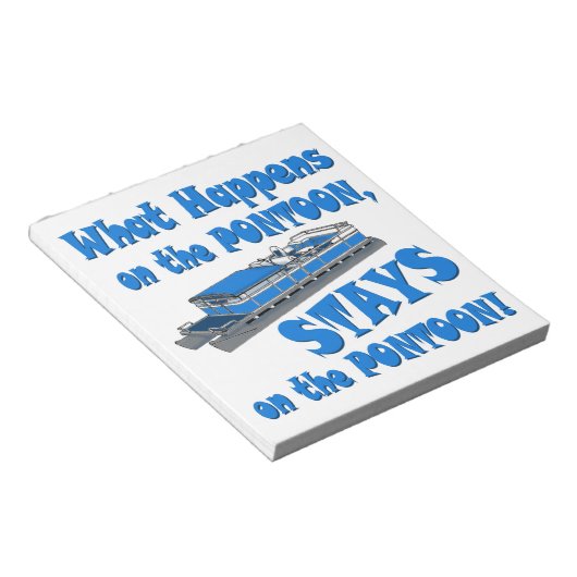 Zum Pontoon Notizblock (angewinkelt)