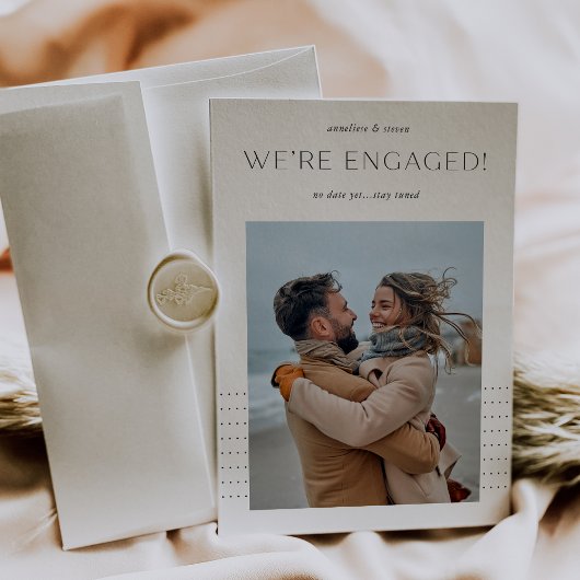 Zum Punkt | VERLOBUNG FOTO Ankündigung